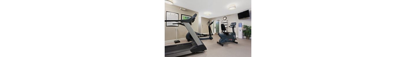 Keep up with your daily workouts in our state of the art Fitness Center. Plenty of treadmills, elliptical machine, stationary bike, and free weights. 